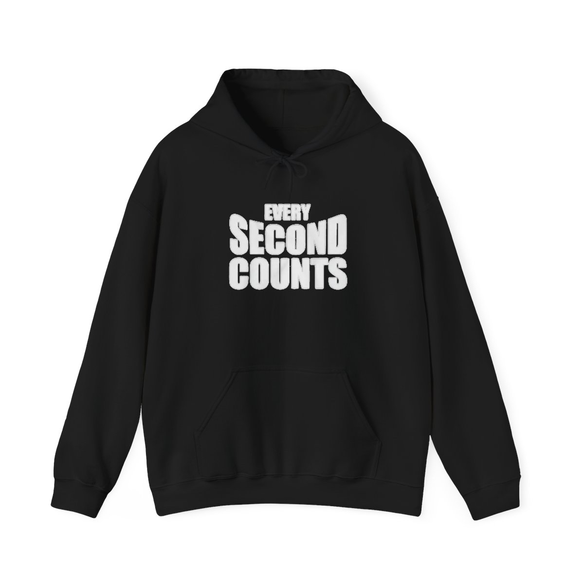 Every Second Counts Hoodie | Motivational Quote Pullover | The Bear - Official Hoodies merchandise
